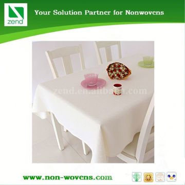 Disposable fancy plastic tablecloth in China supplier